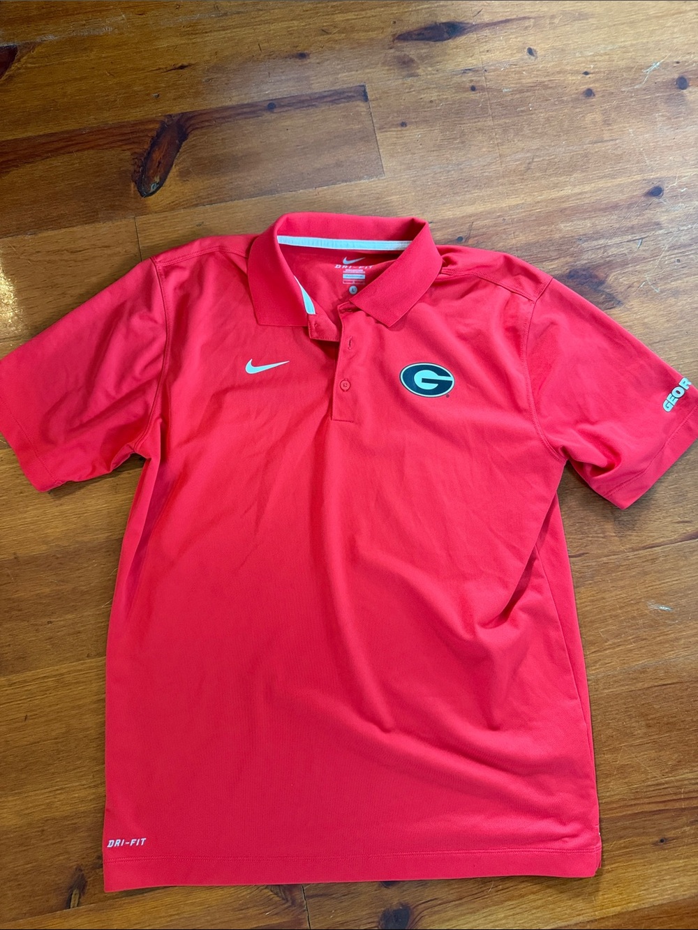 Nike Red Georgia Bulldogs Dri-FIT Polo